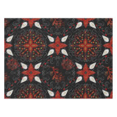 Elegant, festive feel symmetrical floral pattern tischdecke (Vorderseite (Horizontal))