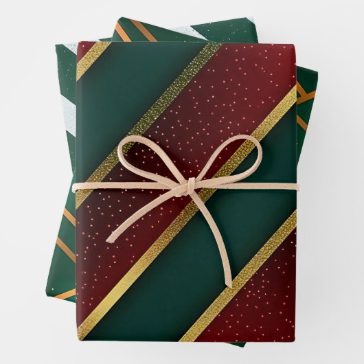 Elegant Festive Geschenkpapier Set (Beispiel)