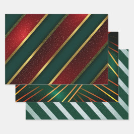 Elegant Festive Geschenkpapier Set