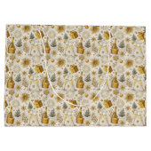 Elegant Festive New Year Lux Aesthetics  Große Geschenktüte (Rückseite)