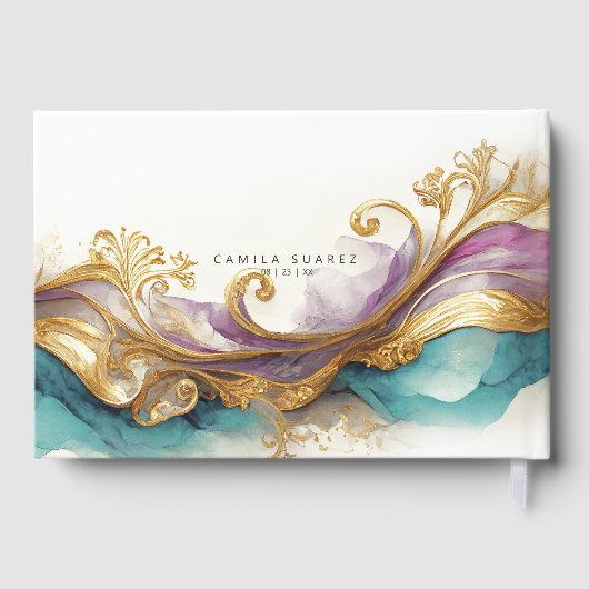 Elegant Fiesta Quinceanera ID1029 Gästebuch (Rückseite)