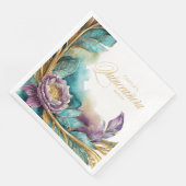 Elegant Fiesta Quinceanera ID1029 Serviette (Ecke)