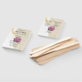 Elegant Filigree Wedding Gown Programm Fächer (Non-assembled)