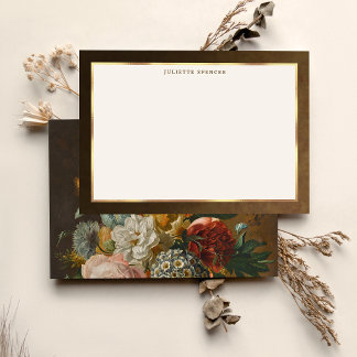 Elegant Fine Art Floral Still Life Mitteilungskarte