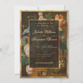 Elegant Fine Art Floral Still Life Wedding Einladung (Vorderseite)