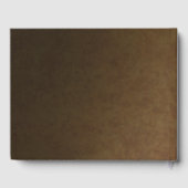 Elegant Fine Art Floral Still Life Wedding Gästebuch (Rückseite)