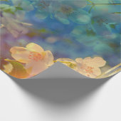 ELEGANT FINE ART GARTEN FRÜHLINGSBLUMEN VERPACKUNG GESCHENKPAPIER (Ecke)