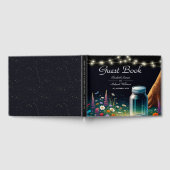 Elegant Firefly Rustic Wedding Einladung Gästebuch (Voll)