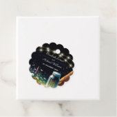 Elegant Firefly Rustic Wedding Einladung Geschenkanhänger (Beispiel)