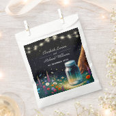 Elegant Firefly Rustic Wedding Einladung Geschenktütchen (Ausgeschnitten)