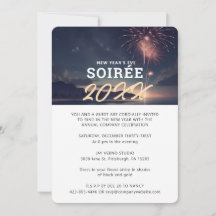 Elegant Fireworks Annual Company New Year's Soirée