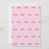 Elegant First Birthday Invitation. Einladung (Rückseite)