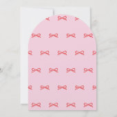 Elegant First Birthday Invitation. Einladung (Rückseite)