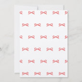 Elegant First Birthday Invitation. Einladung (Rückseite)