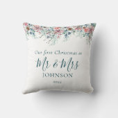 Elegant First Christmas Kissen (Rückseite)