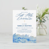 Elegant First Holy Communion Einladung (Stehend Vorderseite)