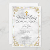 Elegant First Holy Communion Einladung (Vorne/Hinten)