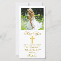 Elegant First Holy Communion Gold
