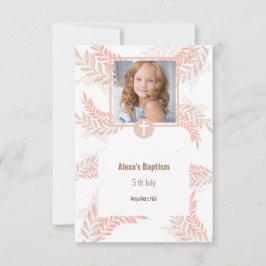 Elegant First Holy Communion RSVP Card Karte