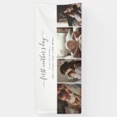 Elegant First Mother's Day Custom Foto Collage Banner (Vertikal)