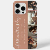Elegant First Mother's Day Custom Foto Collage Case-Mate iPhone Hülle (Rückseite)