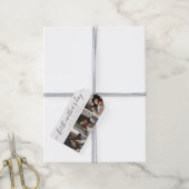 Elegant First Mother's Day Custom Foto Collage Geschenkanhänger (Mit Garn)