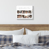 Elegant First Mother's Day Custom Foto Collage Leinwanddruck (Insitu (Schlafzimmer))