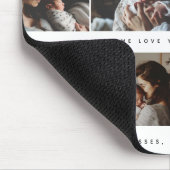 Elegant First Mother's Day Custom Foto Collage Mousepad (Ecke)