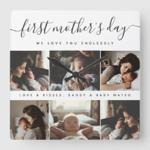 Elegant First Mother's Day Custom Foto Collage
