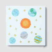 Elegant First Trip Around The Sun Boy's Birthday Gästebuch (Rückseite)