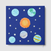 Elegant First Trip Around The Sun Boy's Birthday Gästebuch (Rückseite)