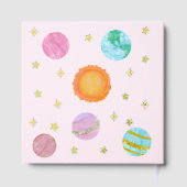 Elegant First Trip Around The Sun Girl's Birthday Gästebuch (Rückseite)