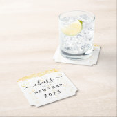 Elegant Fizz Bubbles jubeln Neujahrsfest Untersetzer (Vor Ort)