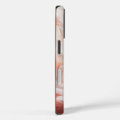 Elegant Flamingo Feather Phone Case (Rückseite / Rechts)