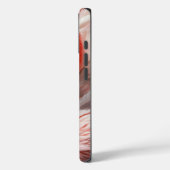 Elegant Flamingo Feather Phone Case (Rückseite / Links)