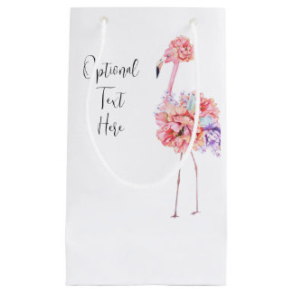 Elegant Flamingo Gift Bag Kleine Geschenktüte