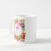 Elegant Flamingo Silhouette Kaffeetasse (Vorderseite Links)