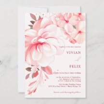 Elegant Flawless Big Sakura Floral Wedding