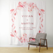 Elegant Flawless Sakura Blossom Hochzeit Wandteppich (Beispiel)