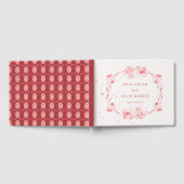 Elegant Flawless Sakura Pink Dream Wedding Gästebuch (Voll)