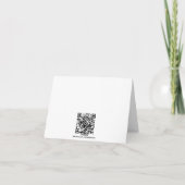 Elegant Fleur Di Lys Dankeschön Card Dankeskarte (Rückseite)