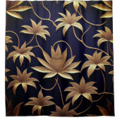 Elegant Flora Duschvorhang (Vorderseite)