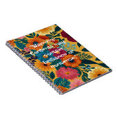 Elegant Floral 2025 Notizblock (Rechte Seite)