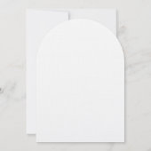 Elegant Floral 40. Geburtstag Einladung (Rückseite)