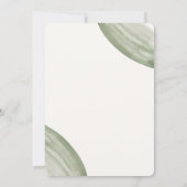 Elegant Floral 50th – Gold and Blush Flower Einladung (Rückseite)