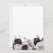 Elegant Floral 90. Geburtstagsparty Einladung (Rückseite)