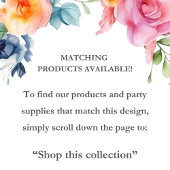 Elegant Floral 90. Geburtstagsparty Serviette