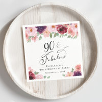 Elegant Floral 90. Geburtstagsparty