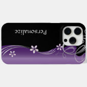 Elegant Floral | Amethyst Case-Mate iPhone Hülle (Rückseite (Horizontal))