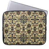 Elegant Floral Arabesque Laptopschutzhülle (Vorderseite)